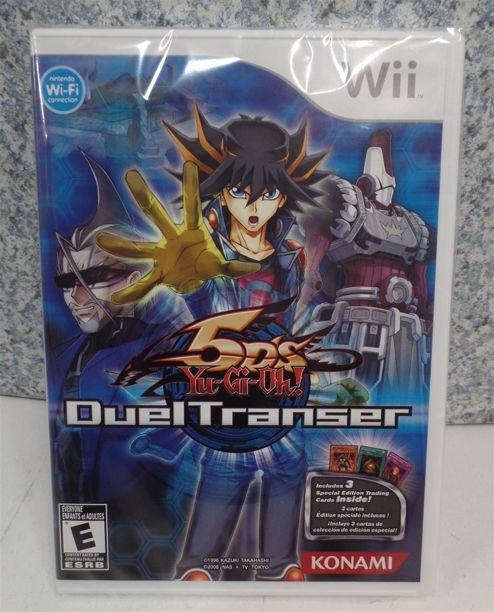 Video Game Wii Yu Gi Oh 5D’s Duel Transer + 3 Cards NEW SEALED #3