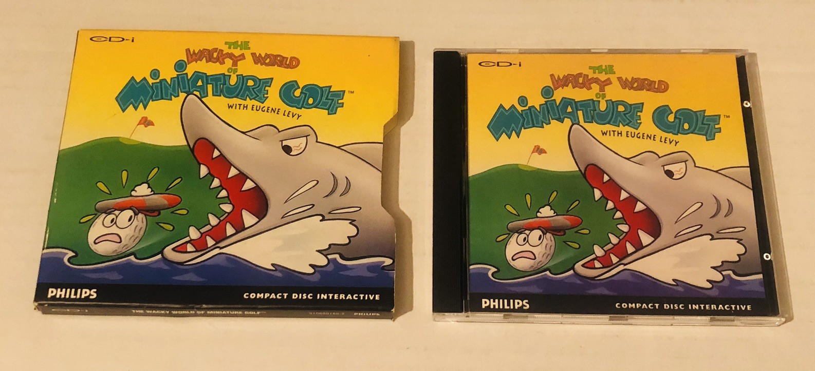 Vintage 1993 The Wacky World Of Miniature Golf CD-I Compact Disc Game Philips