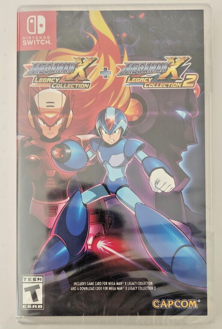 Mega Man X Legacy Collection 1 + 2 Switch Brand New Game (2018 Action)