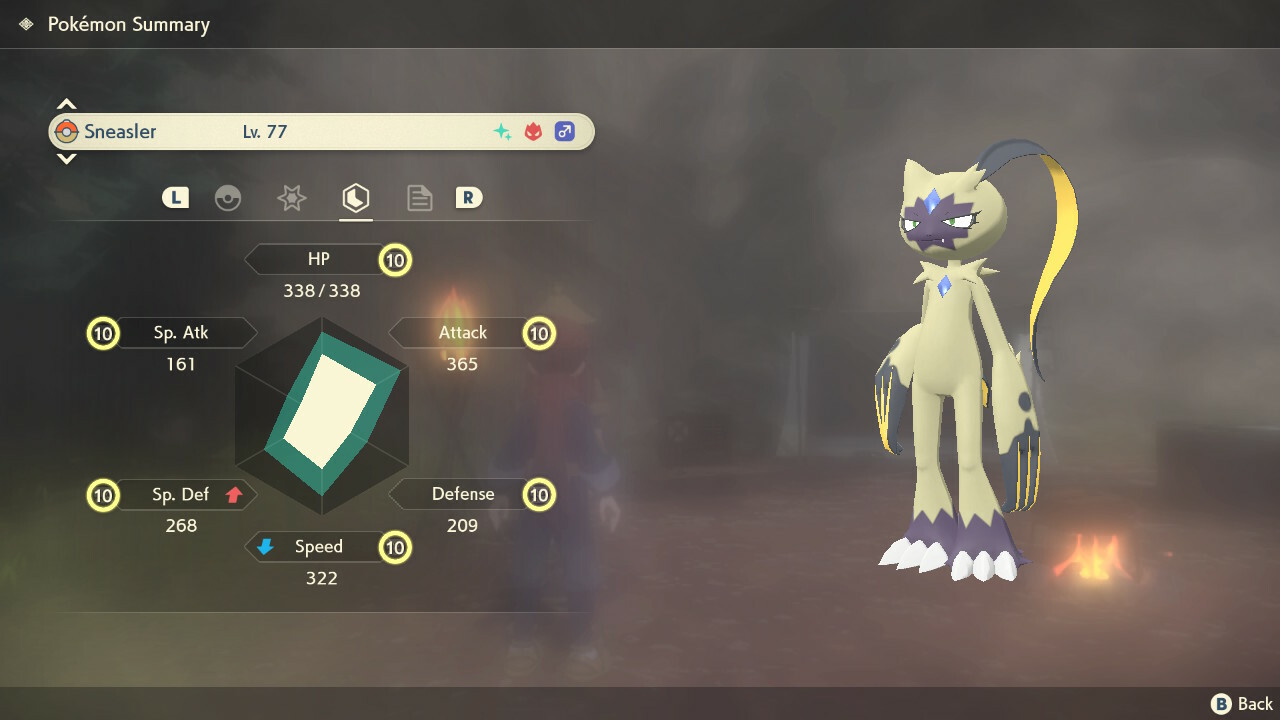 Pokemon Legends Arceus PLA – Shiny Max Effort Levels Alpha Sneasler