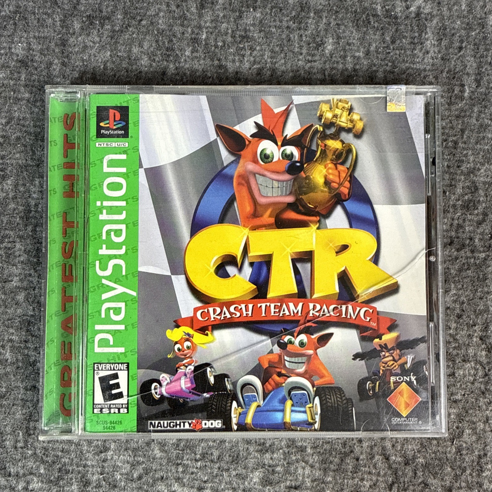 Sony Play Station CTR Crash Team Racing 1999 Game *Untested*