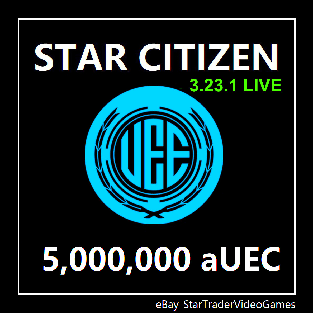 STAR CITIZEN – 5,000,000 aUEC (Alpha UEC) for 3.23.1 LIVE