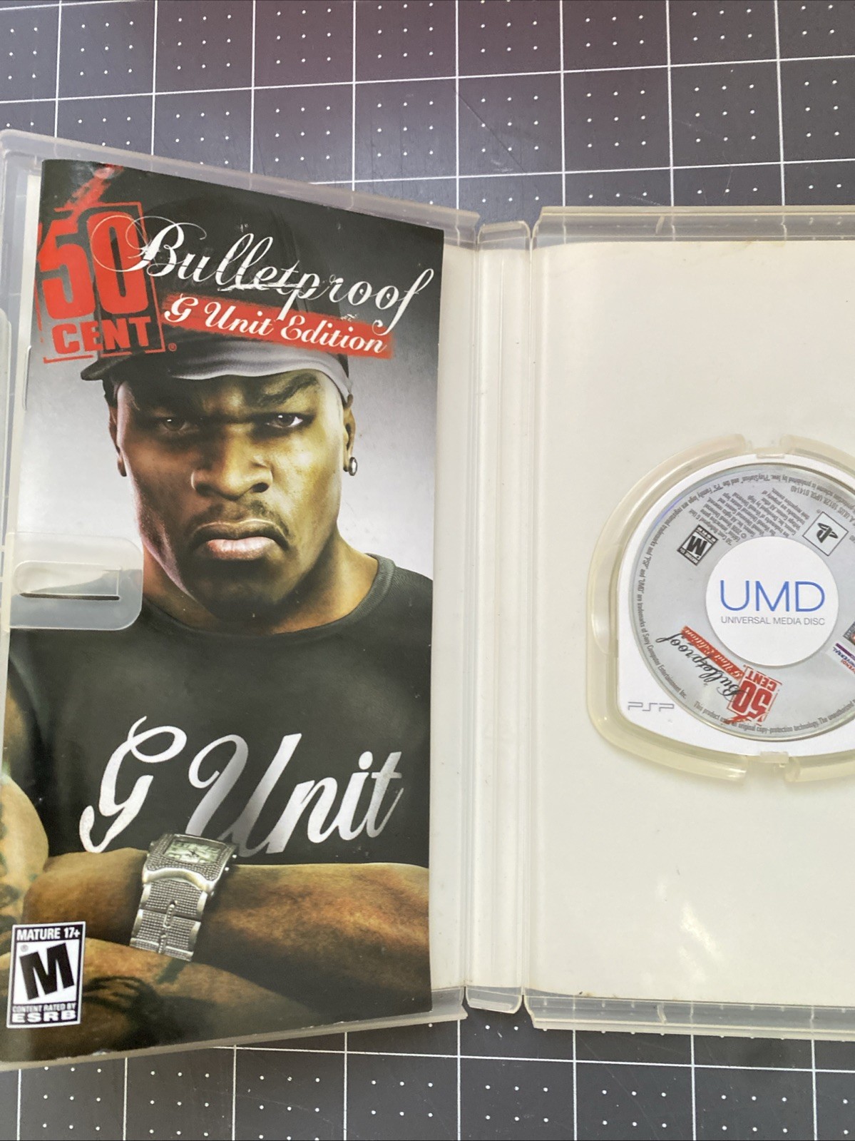 50 Cent: Bulletproof (G Unit Edition)- Sony PSP – Complete In Box CIB TESTED