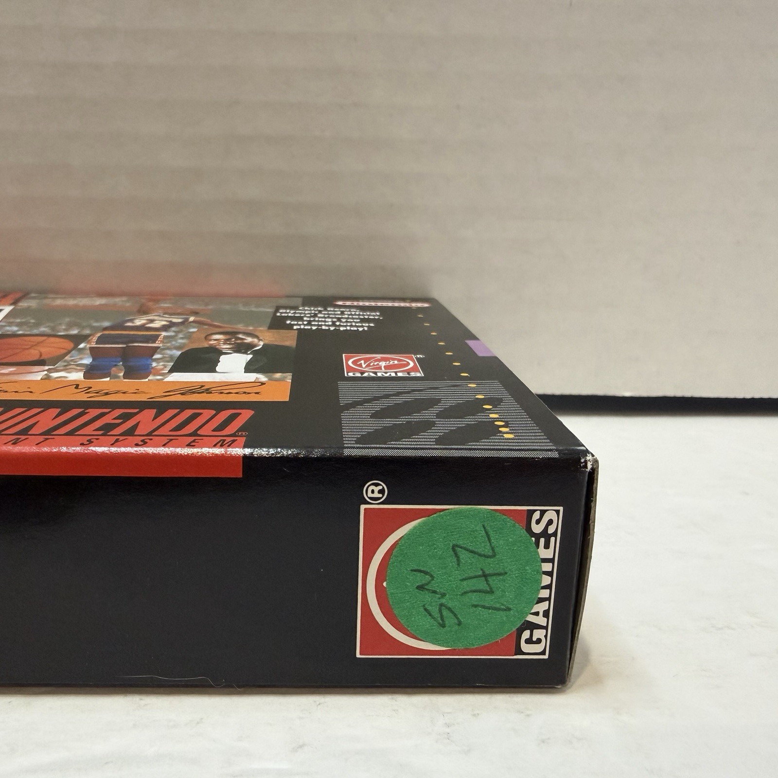 Super Slam Dunk (Super Nintendo Entertainment System, 1993) Game And Box Tested!