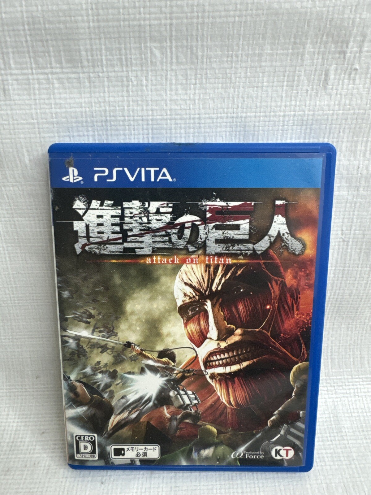 🇺🇸US SELLER – Shingeki No Kyojin Attack on Titan PS Vita – Japan Import
