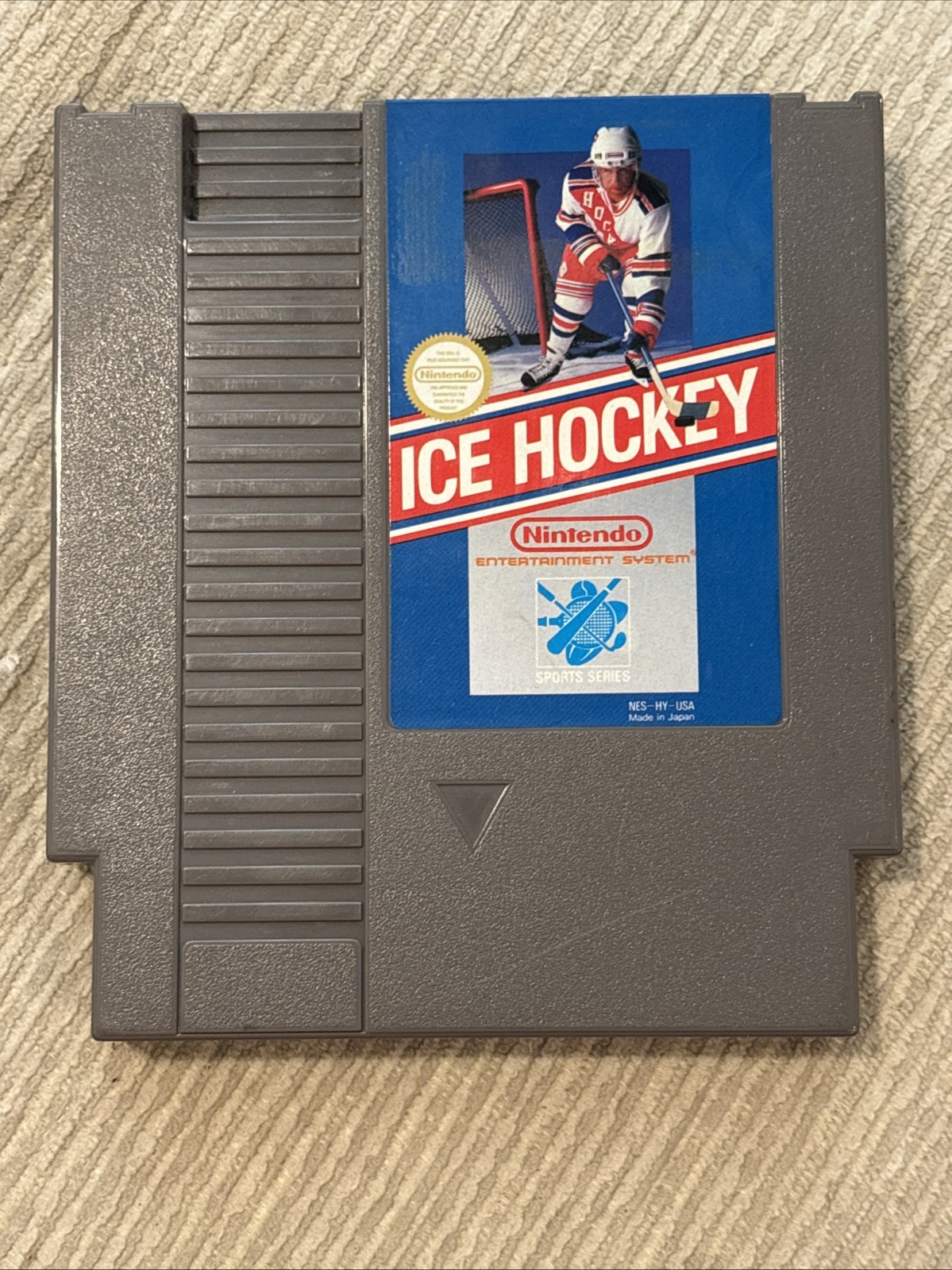 Ice Hockey (Nintendo NES Authentic Game) Cleaned Tested Free Shipping