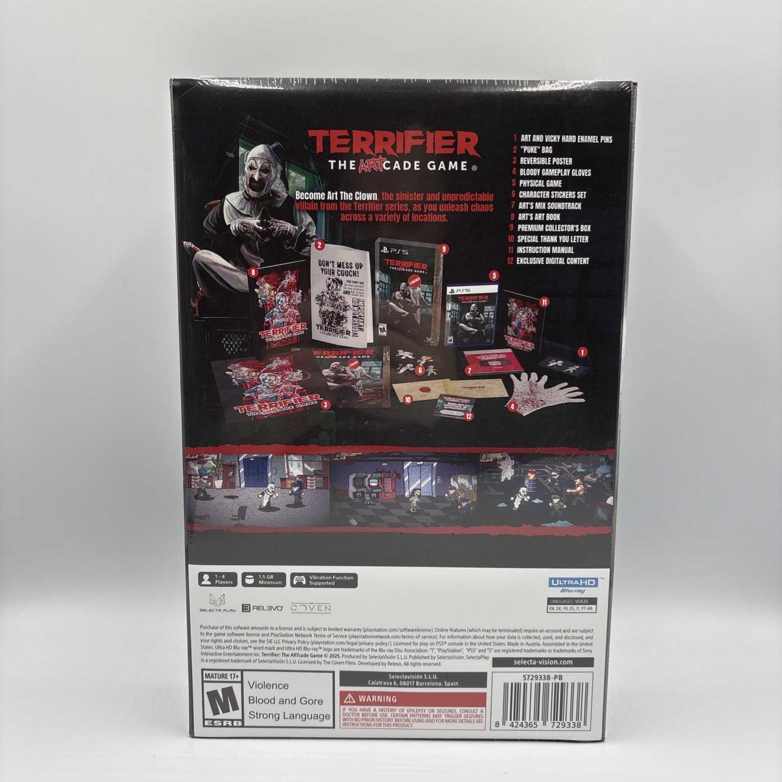 Terrifier: The ARTcade Game Limited Edition – Sony PlayStation 5 – Brand New