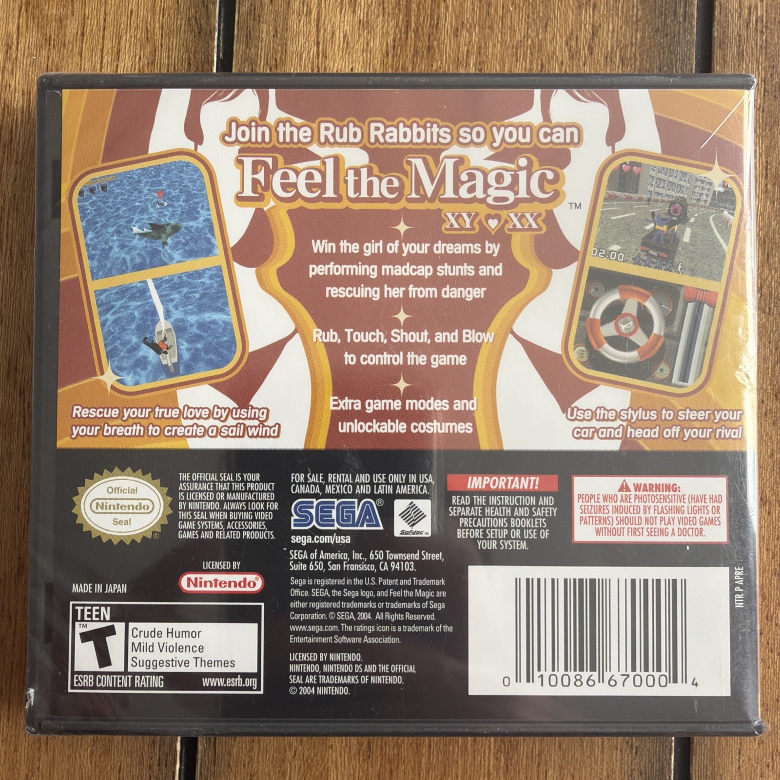 Feel the Magic: XY XX Nintendo DS 2ds 3ds XL GAME NEW SEALED