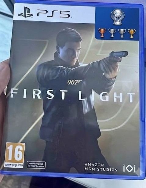 007 First Light PS5 Platinum Trophy Service – Legit (No Game)