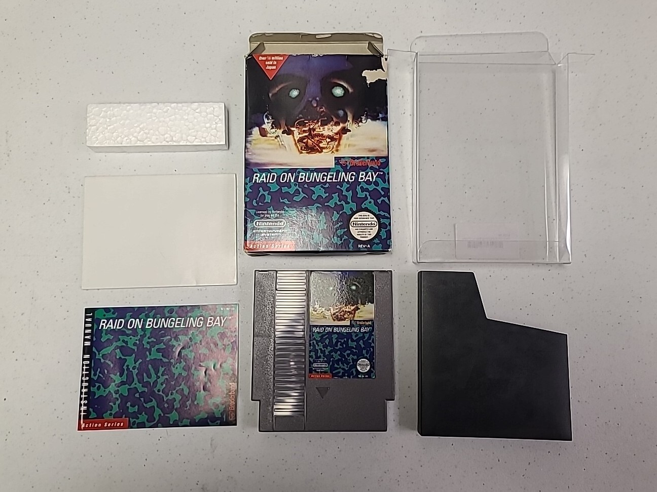 Raid On Bungeling Bay (Nintendo NES) Complete in Box CIB Poster Included