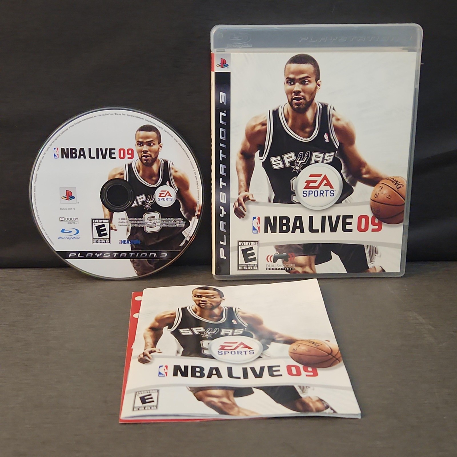 NBA Live 09 PlayStation 3 PS3 Game CIB Tony Parker