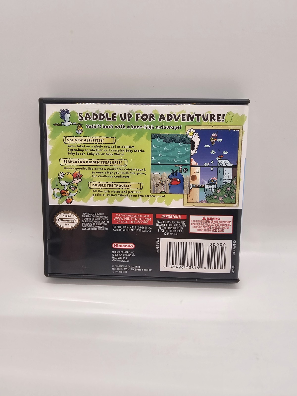Authentic Yoshis Island DS. CIB.