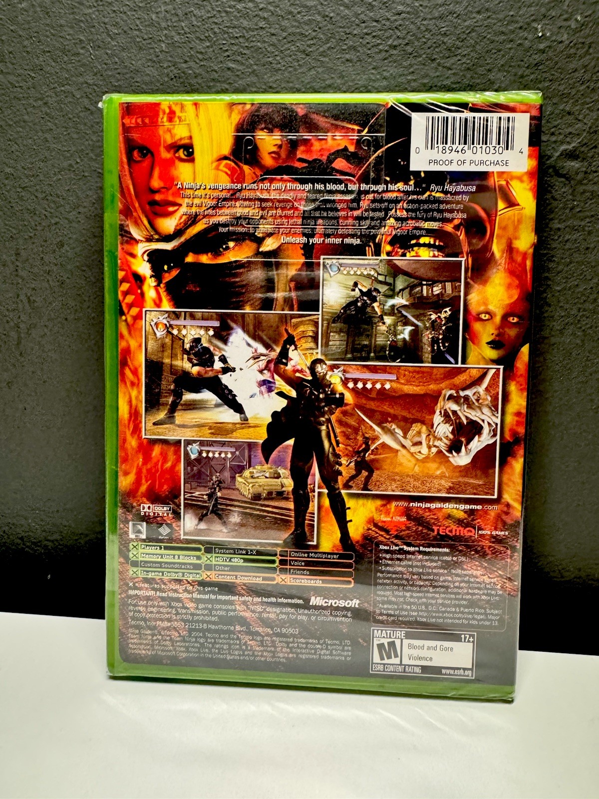 *SEALED* Ninja Gaiden (Xbox) 2004