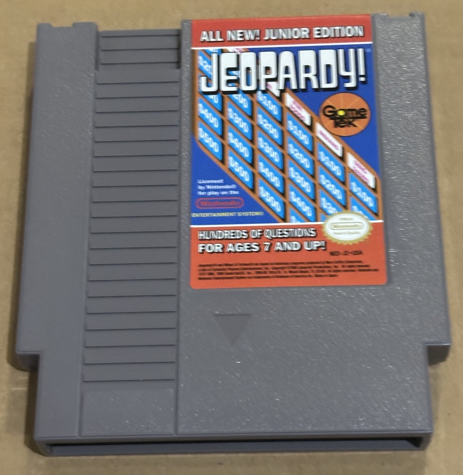 Nintendo NES Junior Edition Jeopardy! (Cleaned, Tested & Working)