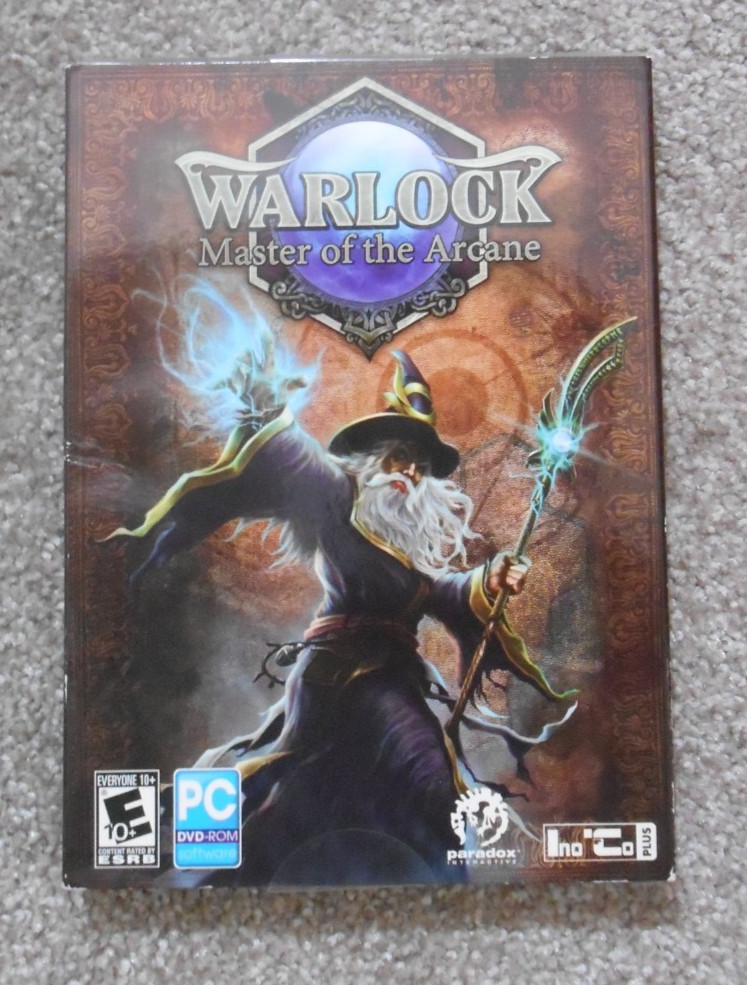 Warlock: Master of the Arcane PC DVD 2012 NEW Sealed Turn-Based Strategy Game