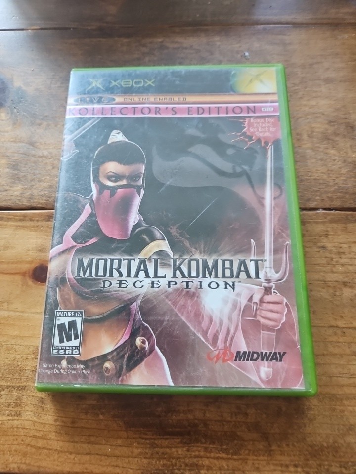 Xbox Mortal Kombat Deception Mileena Kollectors Edition CIB – Untested