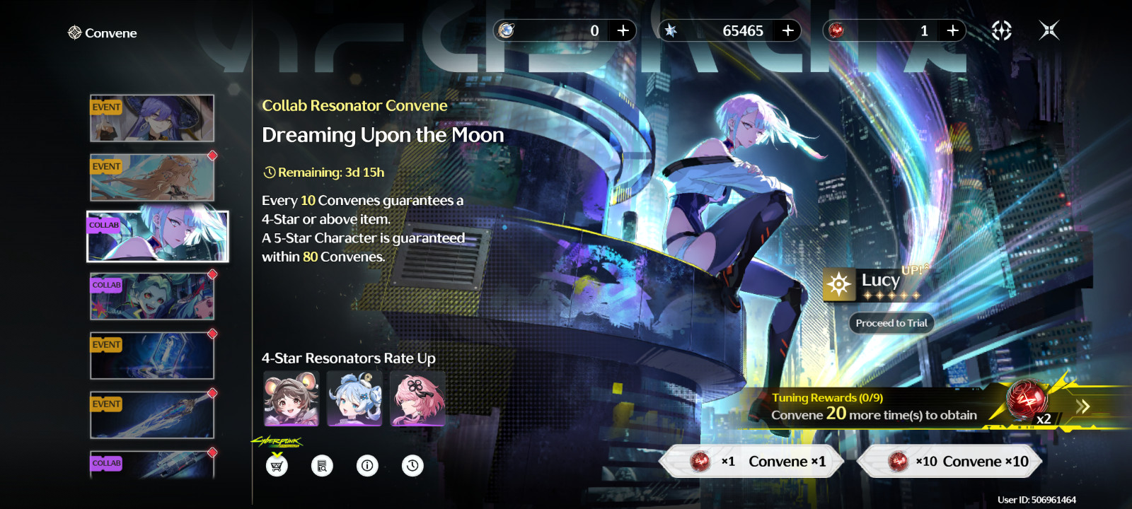 [NA] 65000+ Asterite 3-25 limited 80-110 regular America Wuthering Waves Wuwa