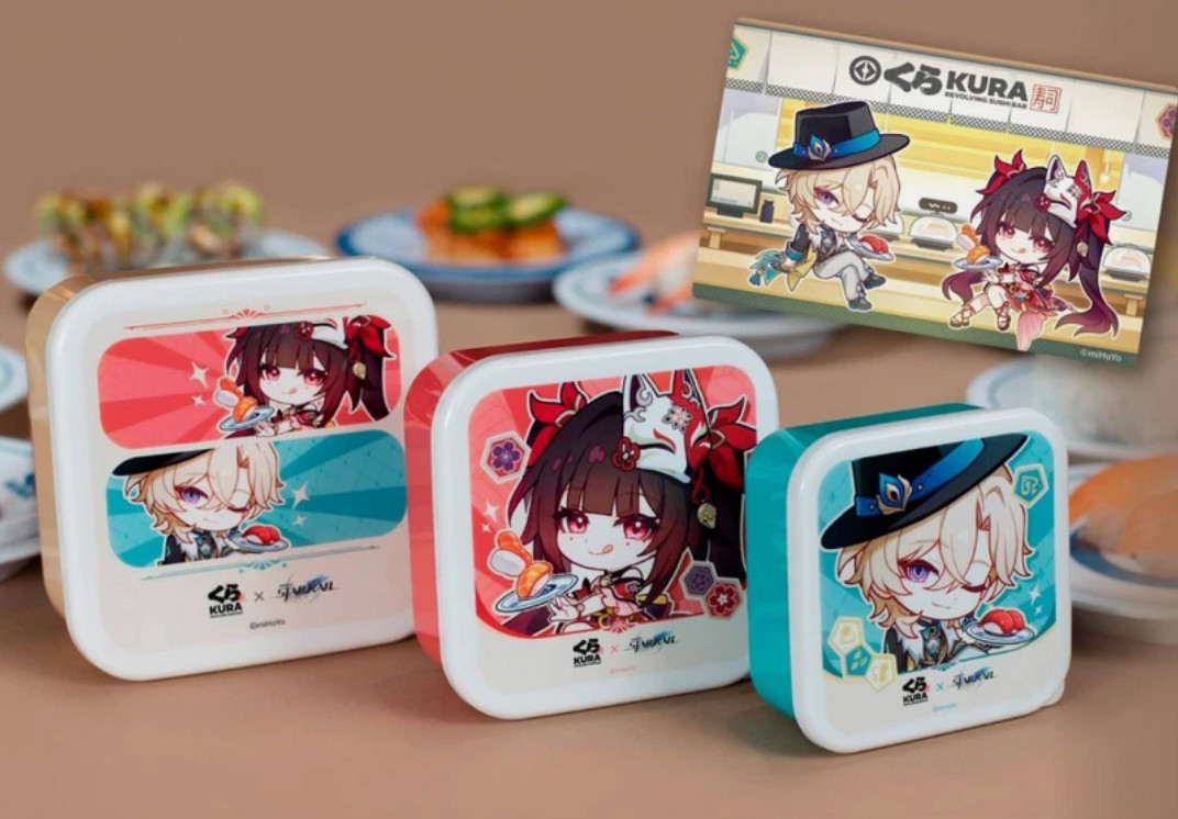 NEW Honkai Star Rail Kura Sushi Collab Collectible Lunchbox with Redemption Code