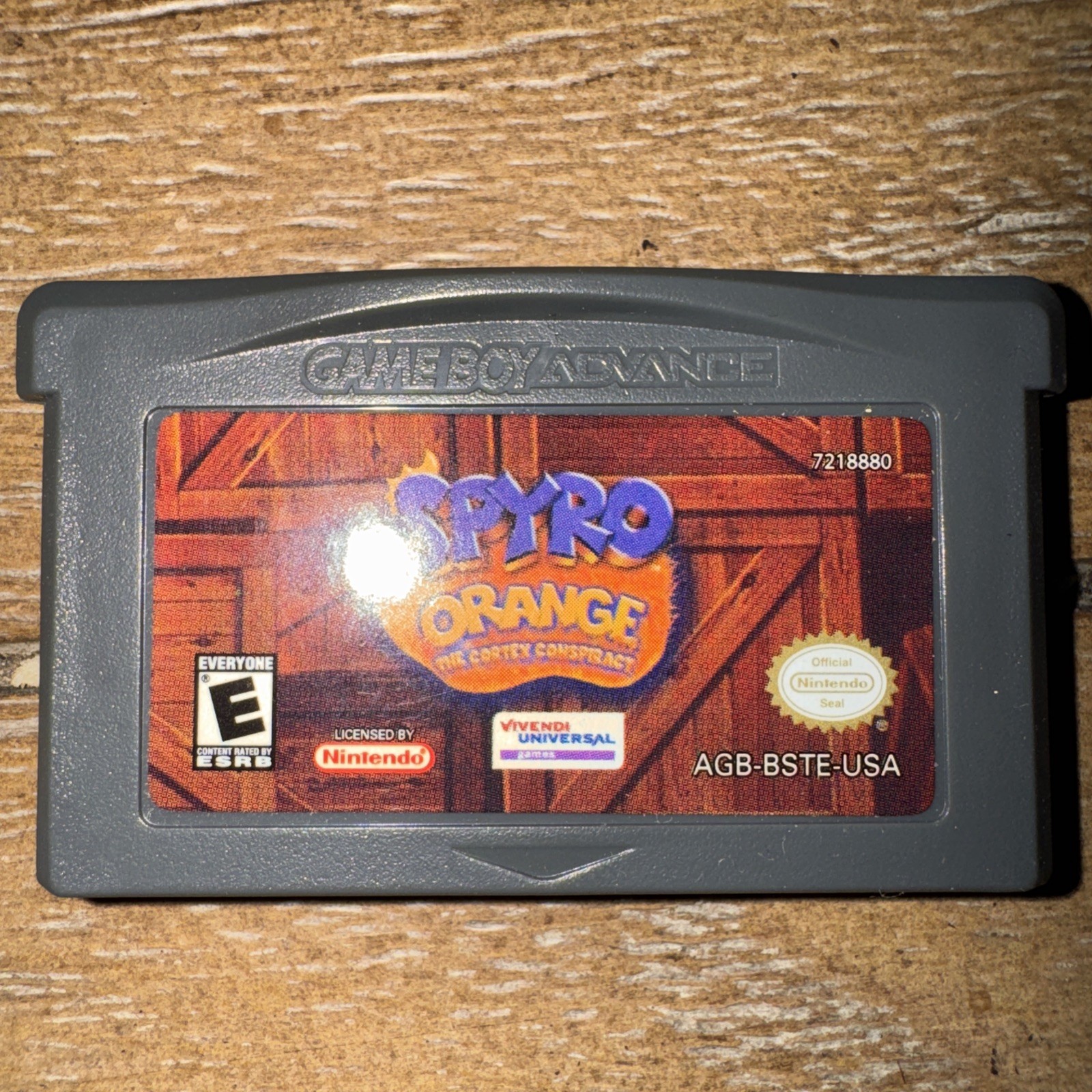 Spyro Orange: The Cortex Conspiracy (Nintendo GBA, 2004) Cartridge Only Tested!