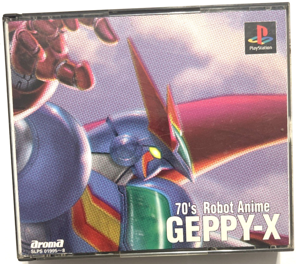Geppy-X Robot Robot Anime Combat Action CIB PS1 PlayStation 1