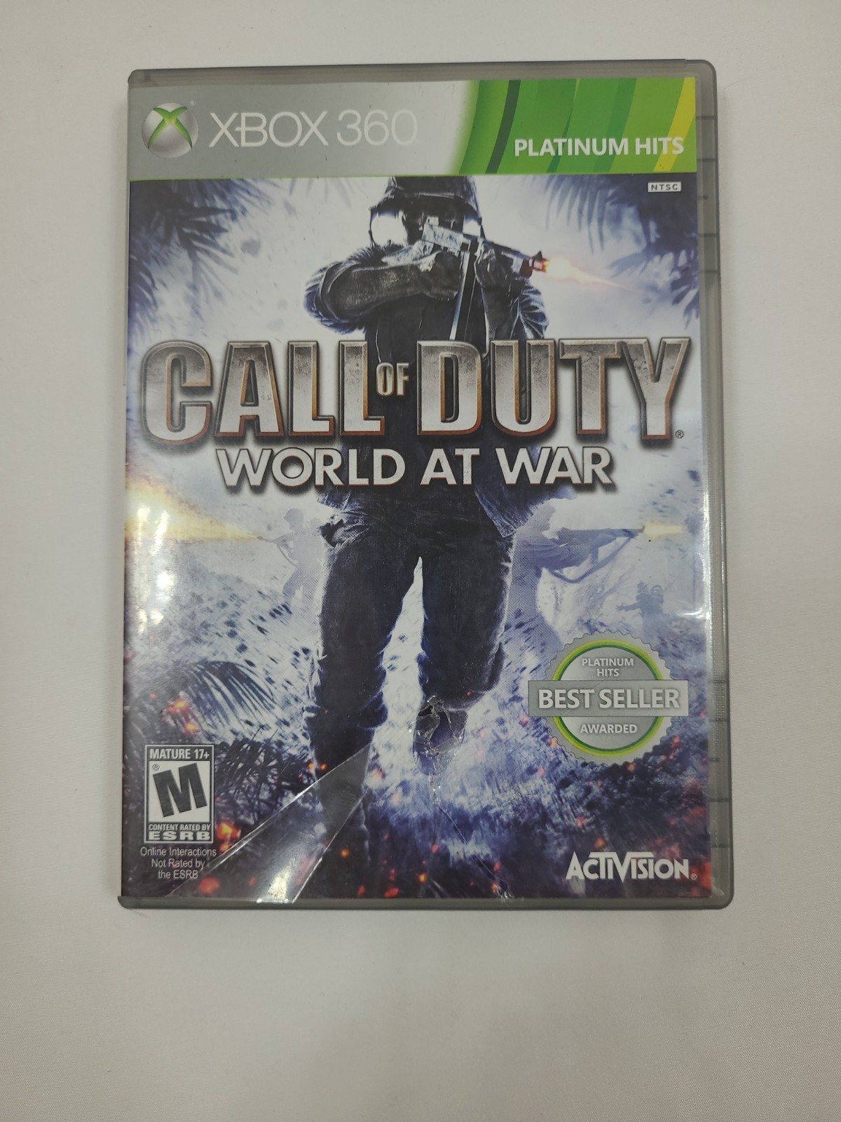 Call of Duty World at War Xbox 360 Complete W/ Manual Tested Free Shipping.