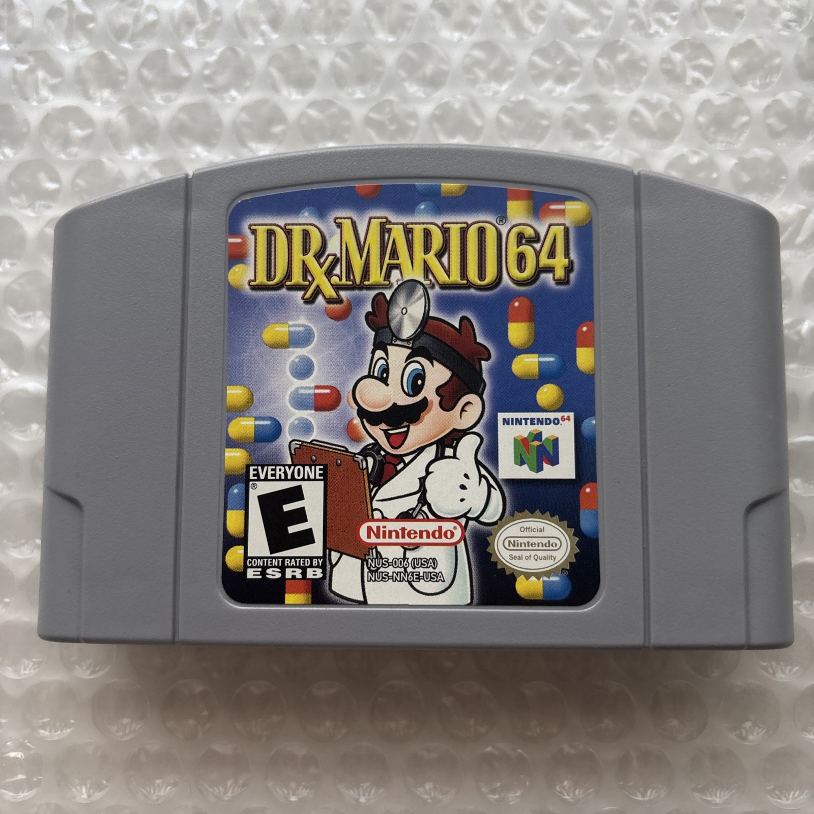 Dr. Mario Nintendo 64 N64 Authentic Complete In Box CIB Tetris Tested Mint Cart