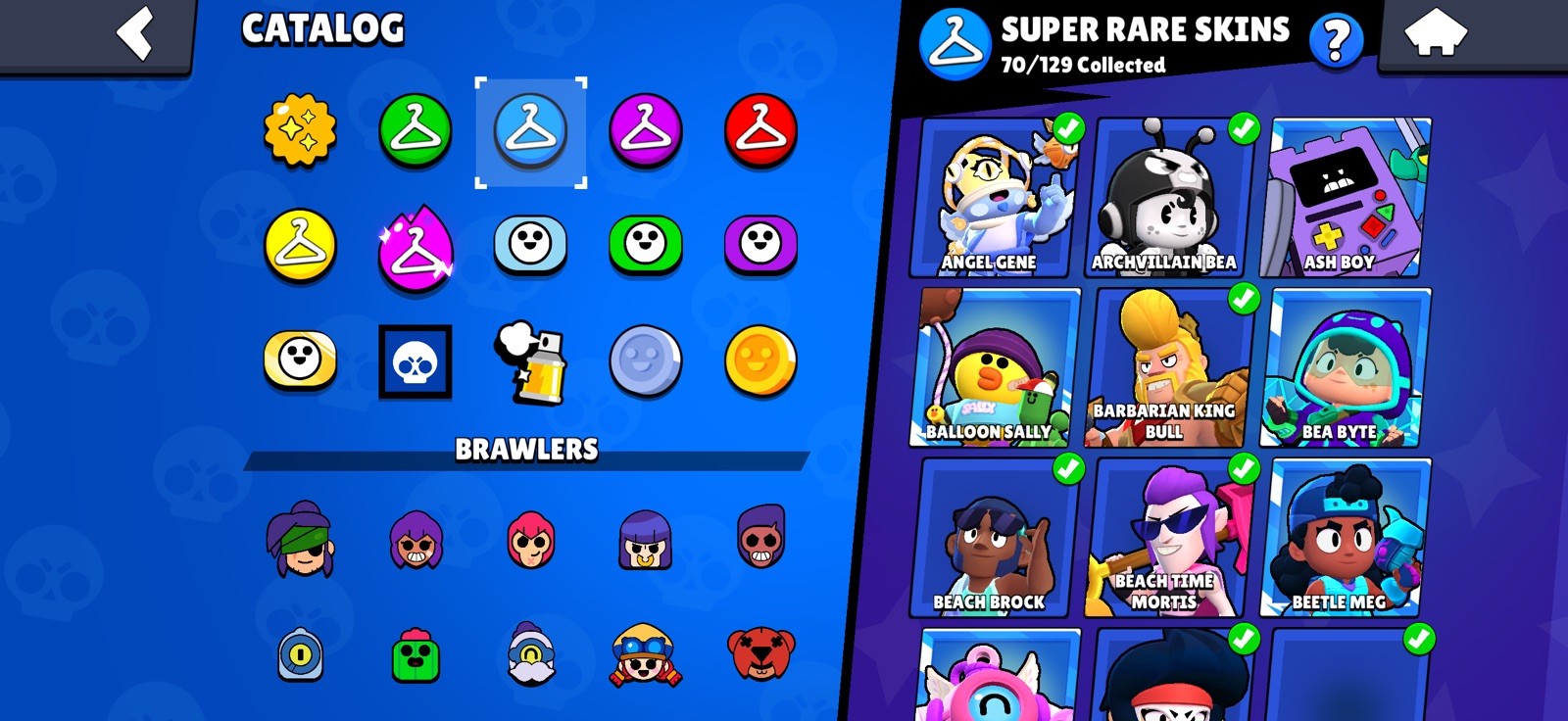 54.5K TROPHY/30Max Brawler/22 Hyper/ 102/104Brawler/8LEG/9Mithic/71 Epic/Cheap