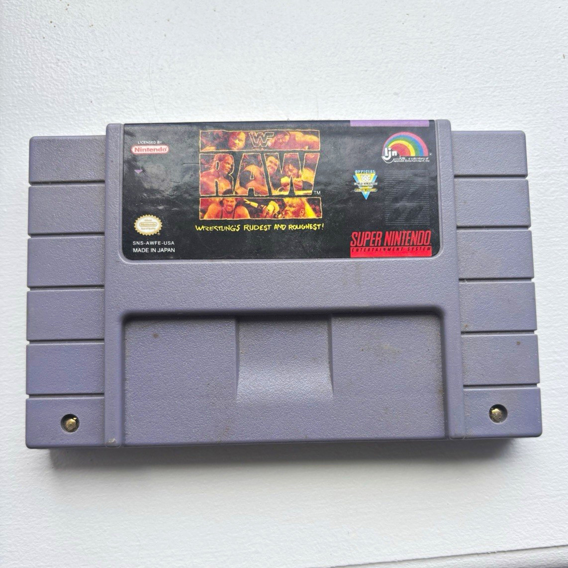 Acclaim WWF Raw for Nintendo SNES – WWF Series Wrestling Sports, NTSC-U/C