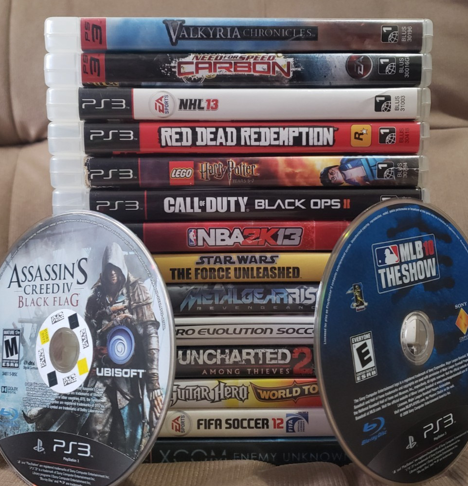 Sony PlayStation PS3 Games Lot Bundle – 16 Games