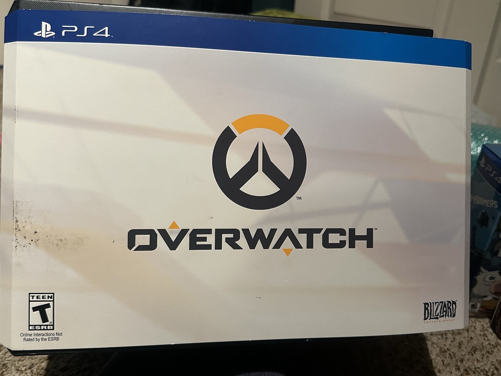 BLIZZARD Overwatch Collectors Edition Box Set PS4 w/Soldier 76 Statue *No Game