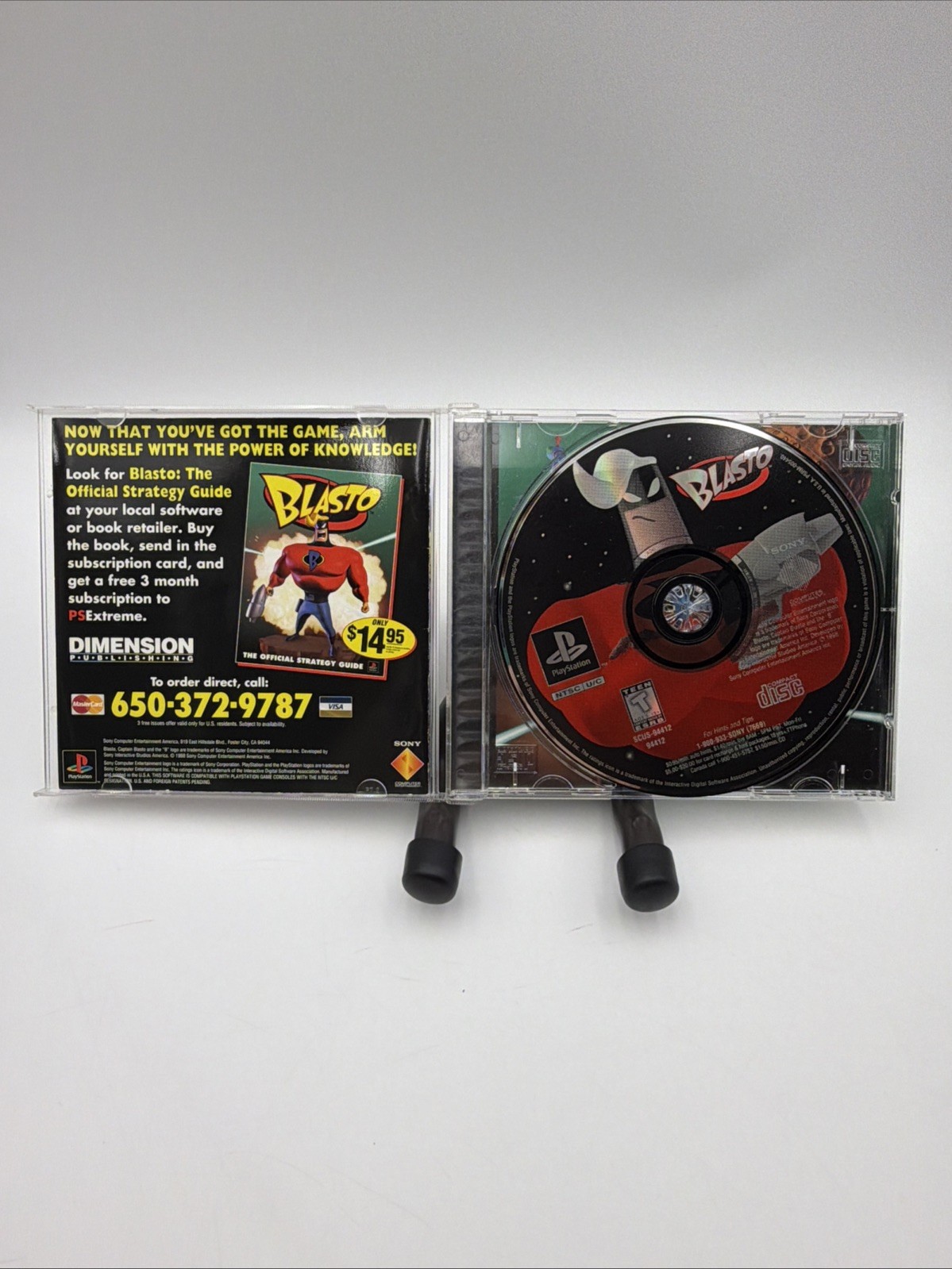 Blasto ps1 Sony PlayStation 1 Sony Action NTSC-U/C Manual Included