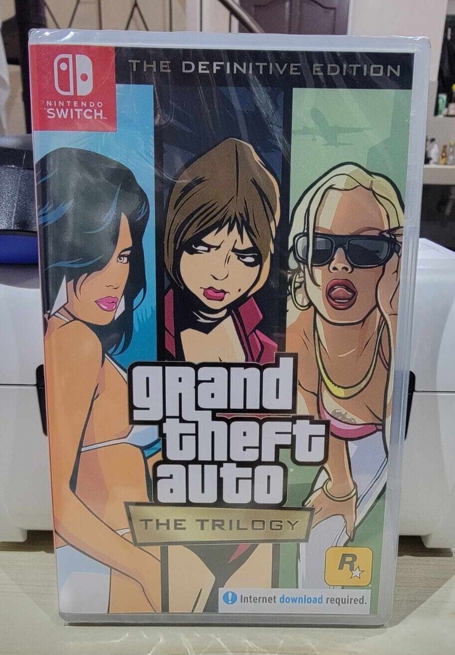 Grand Theft Auto: The Trilogy GTA – The Definitive Edition – Nintendo Switch NEW