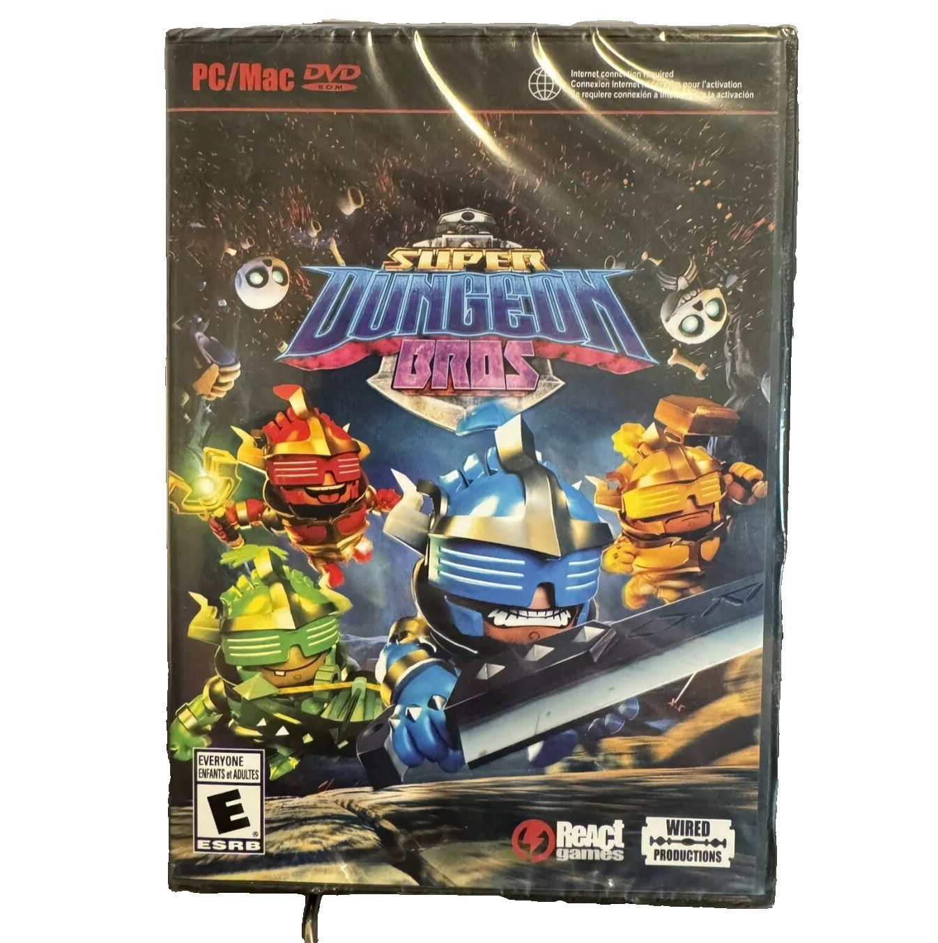 Super Dungeon Bros PC Mac Game DVD New Sealed THQ Nordic Wired Productions 2016
