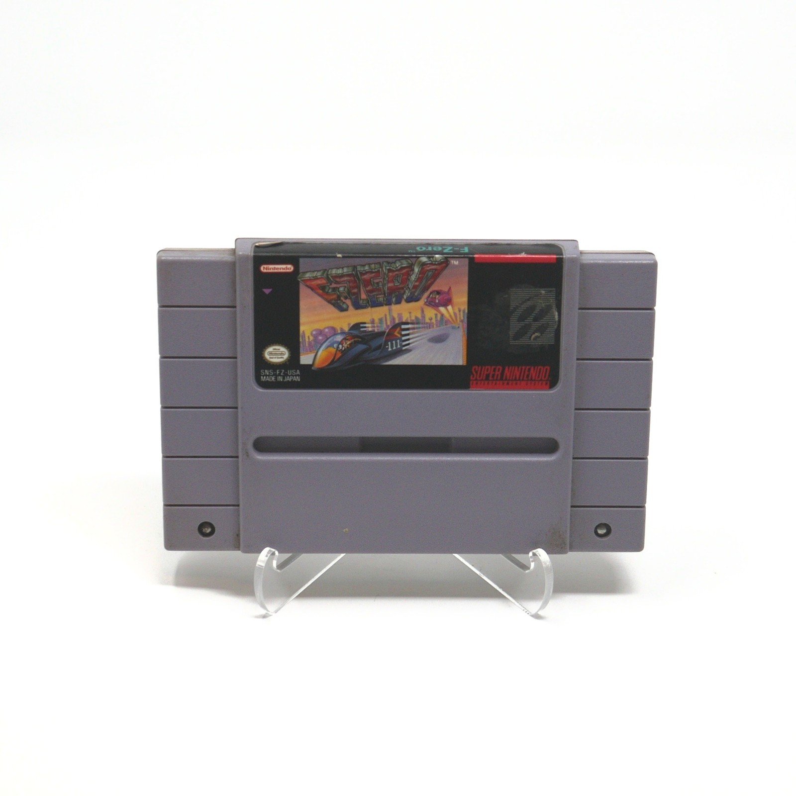 F-Zero – Item Only – Very Good Condition – Tested & Working – SNES