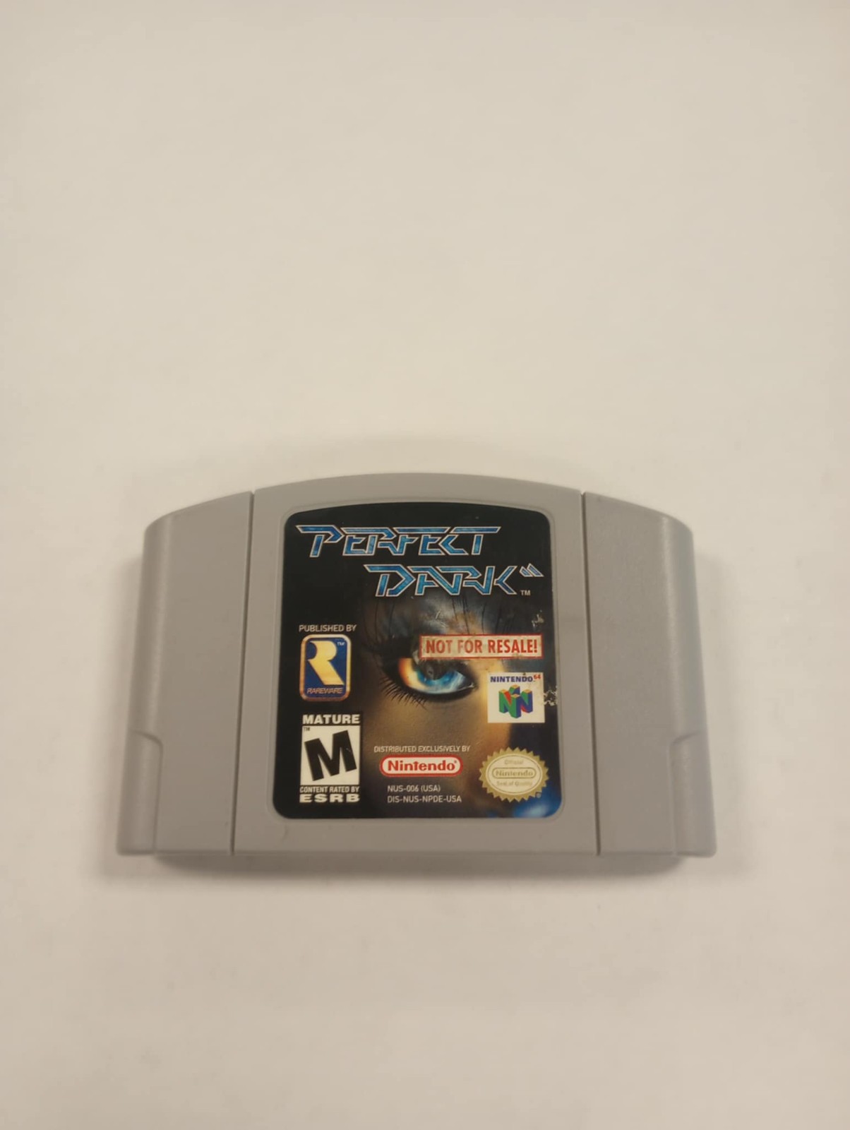 Perfect Dark (64, 2000) Not for Resale Variant Tested and Working
