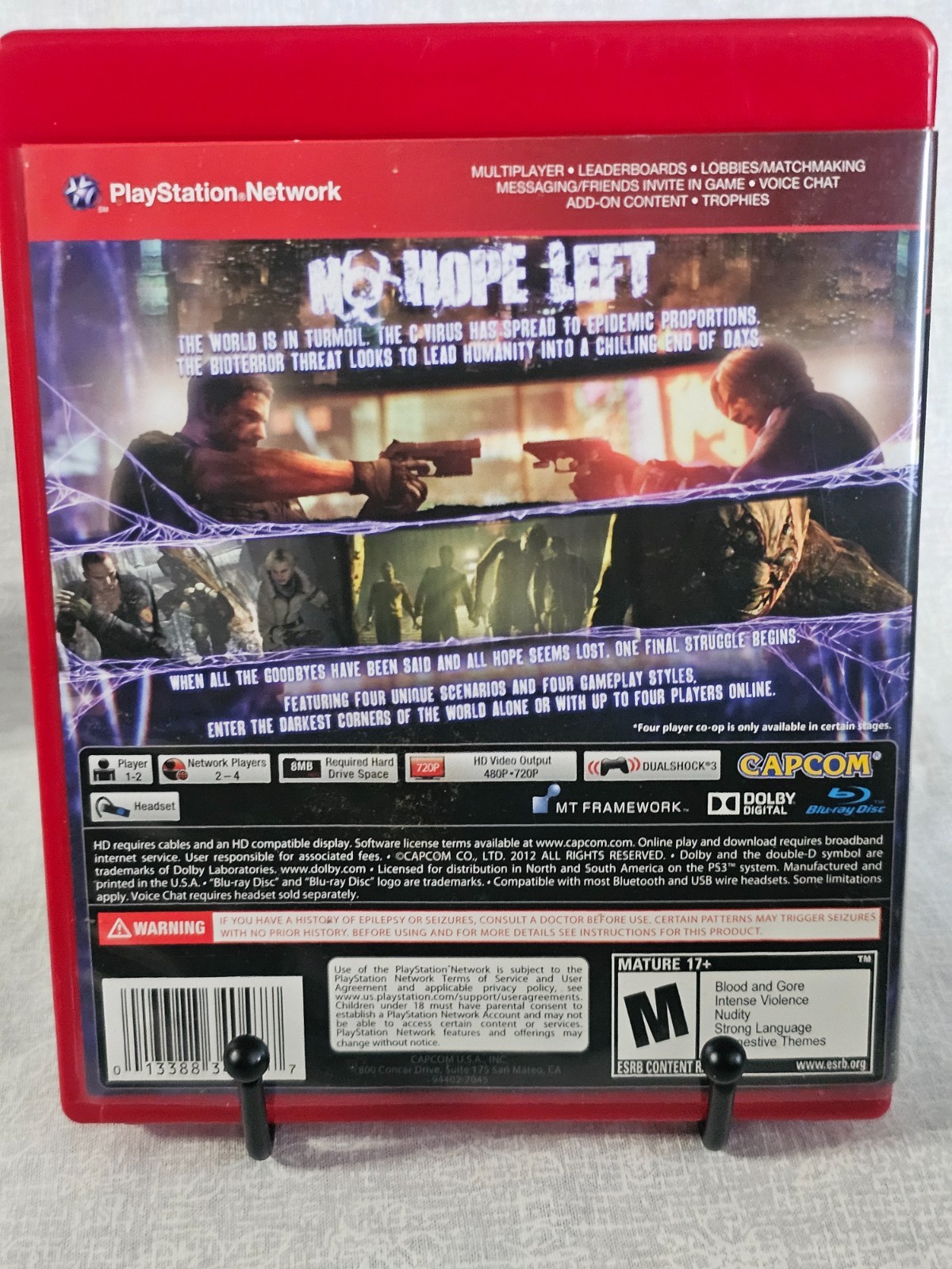 Resident Evil 6 Greatest Hits (Sony PlayStation 3, PS3, 2012) No Game Disc