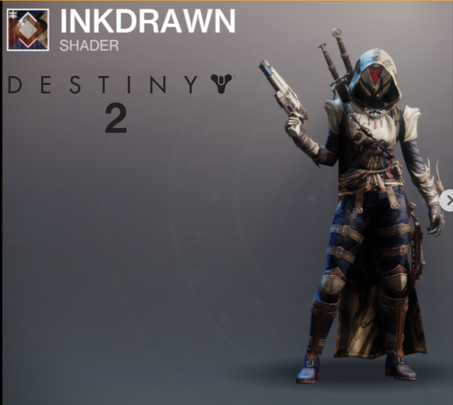 Destiny 2 : Inkdrawn Shader – GLOBAL 🌎 Code – ALL PLATFORMS!