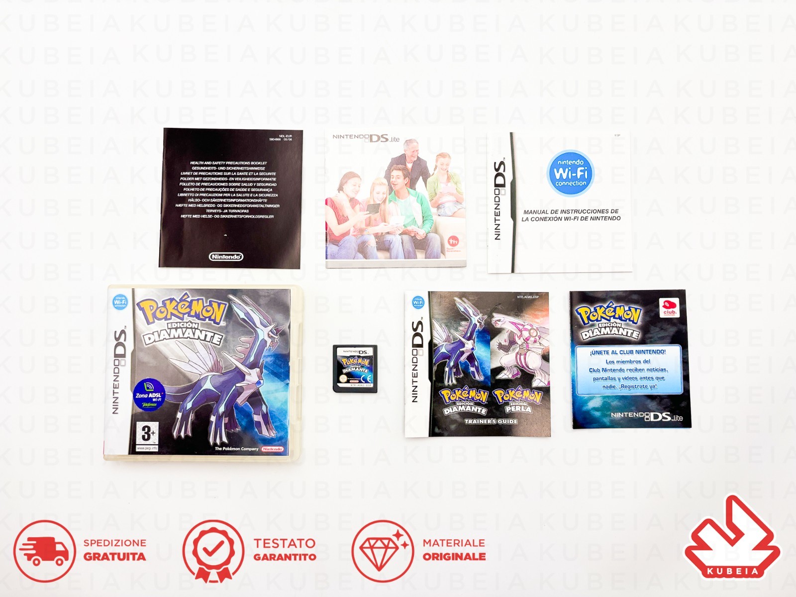 Pokemon Diamond Edition DS 🇪🇸 Spanish Nintendo DS 2DS 3DS Pearl Platinum Silver