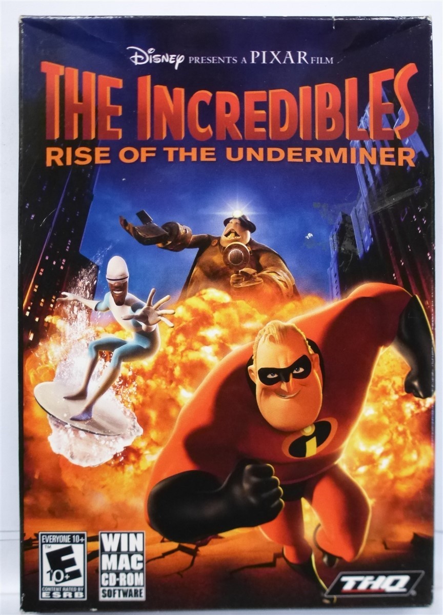 Video Game PC Disney The Incredibles Rise of the Underminer NEW BOX see pics