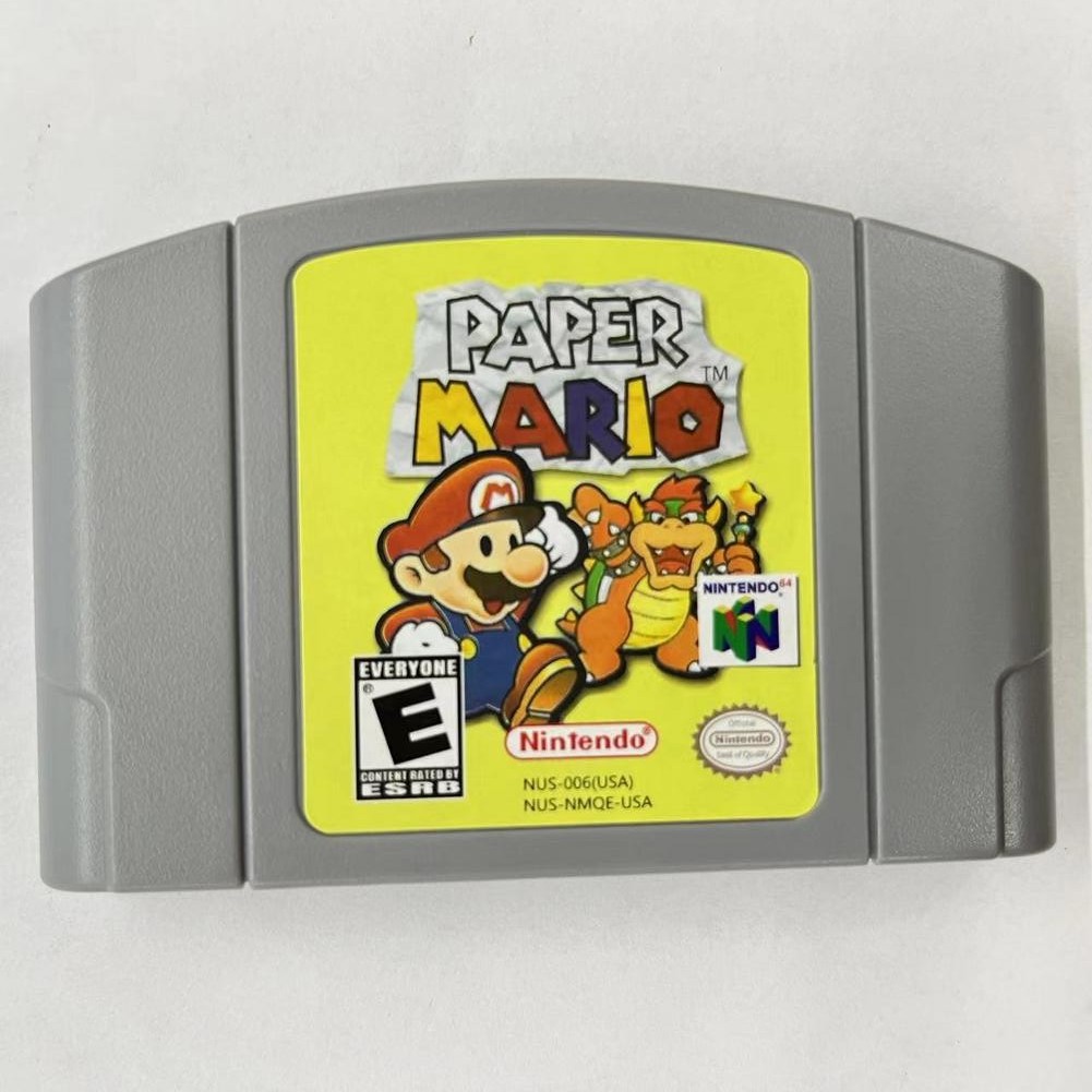 Paper Mario – Nintendo 64 (N64) Perfect addition Tested and working
