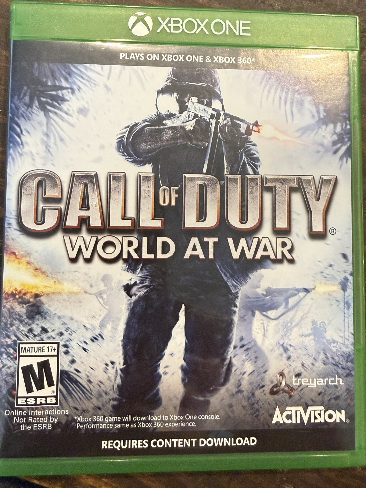 Activision Call of Duty World at War – Xbox One/Xbox 360 Multiplayer M NTSC #124