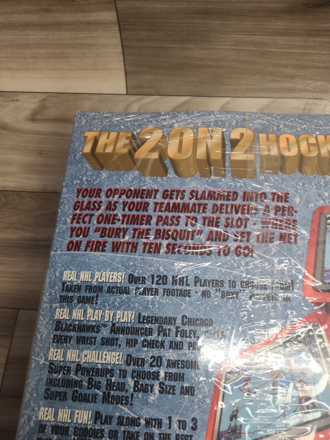 2 On 2 Open Ice Challenge Big Box PC for Microsoft Windows 95. (RARE) Sealed