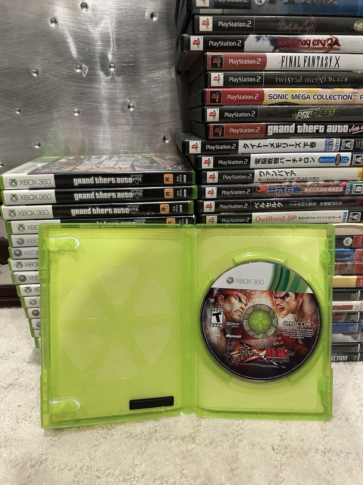 Street Fighter X Tekken (Microsoft Xbox 360) No Manual Tested