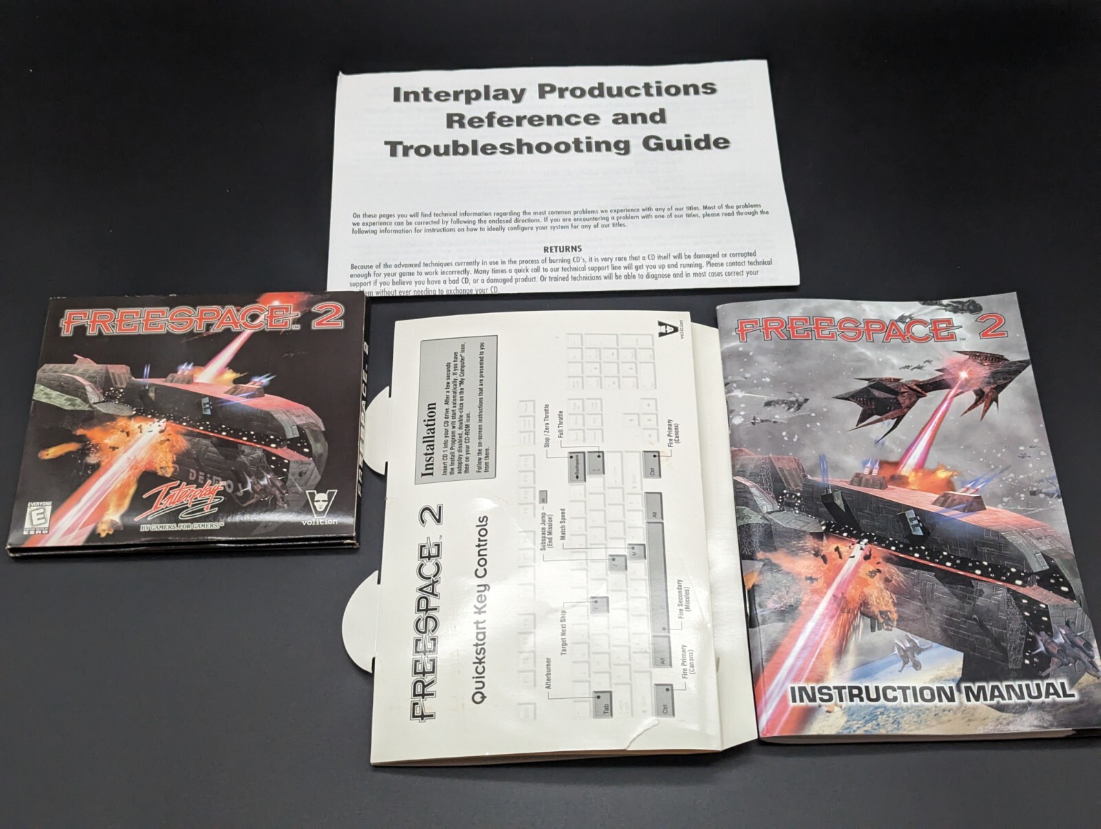 FreeSpace 2 PC RARE Big Box Very Good condition, missing disc 2