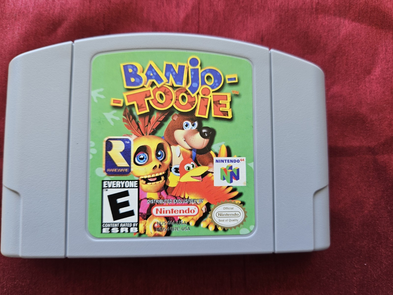 Banjo-Tooie Nintendo 64 N64 Video Game Cartridge Guide Rareware 1995 Collectible