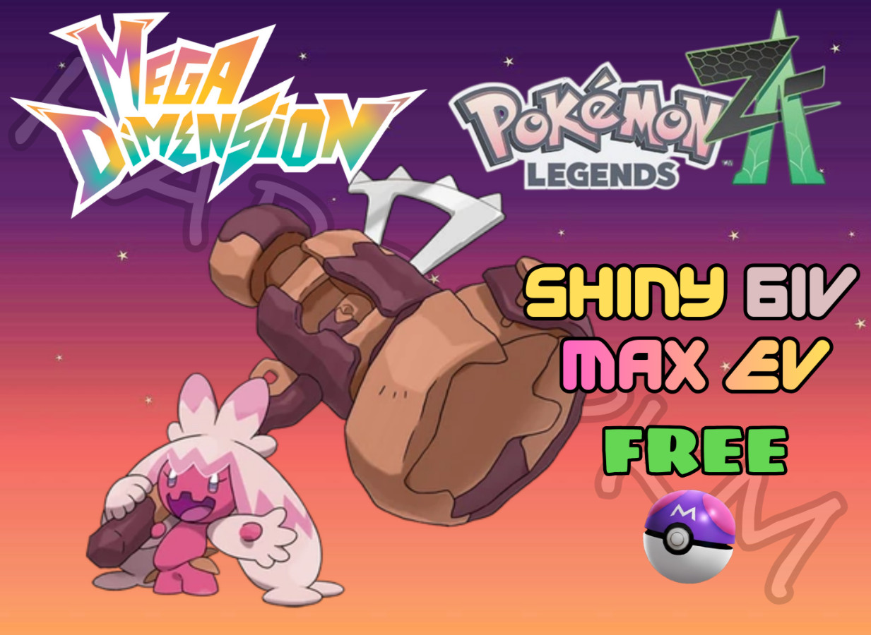 ✨SHINY TINKATON✨6IV MAX EV⭐POKEMON LEGENDS ZA