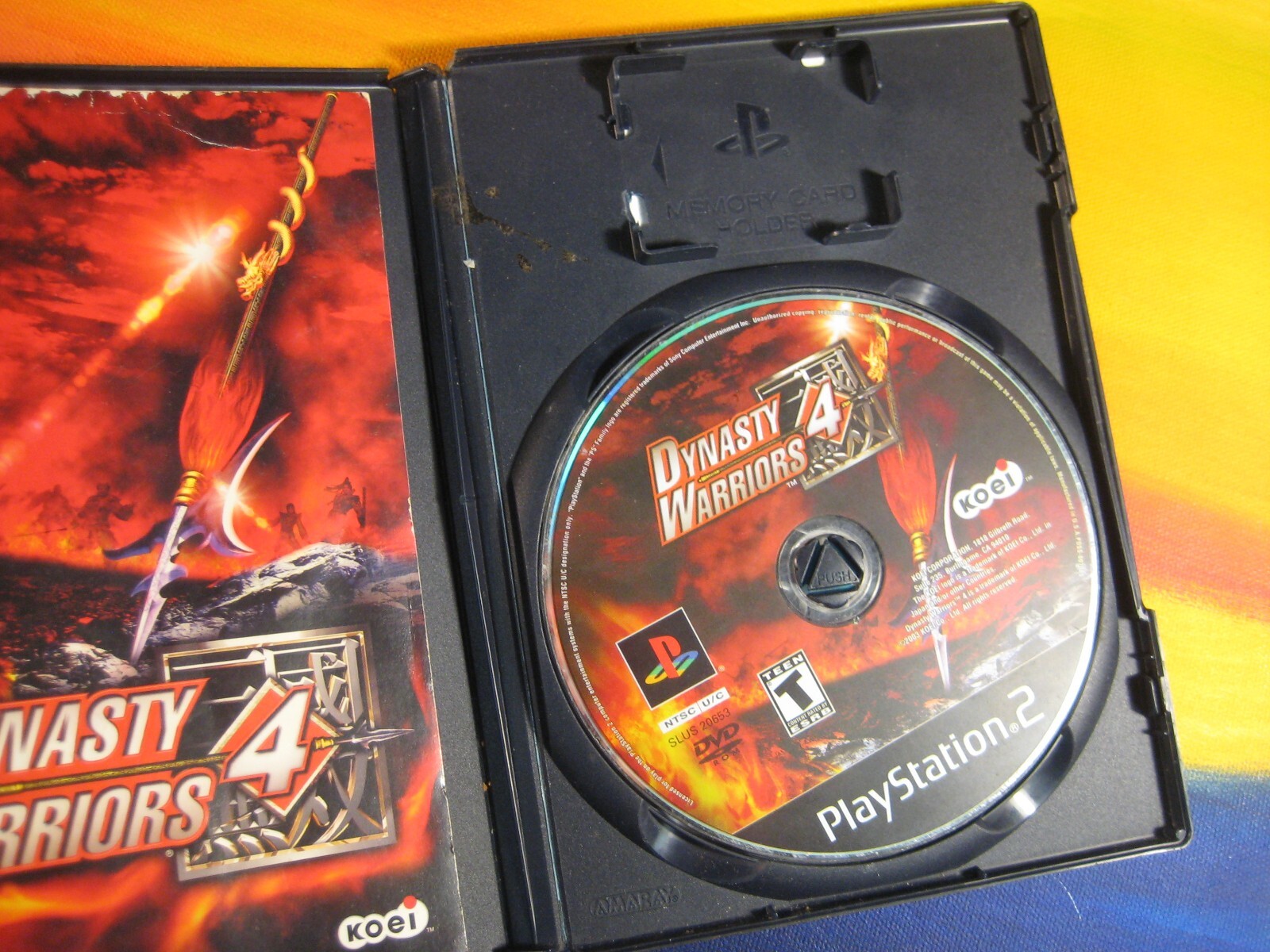 Dynasty Warriors 4 DW4 PS2 PlayStation 2 Action Adventure Game