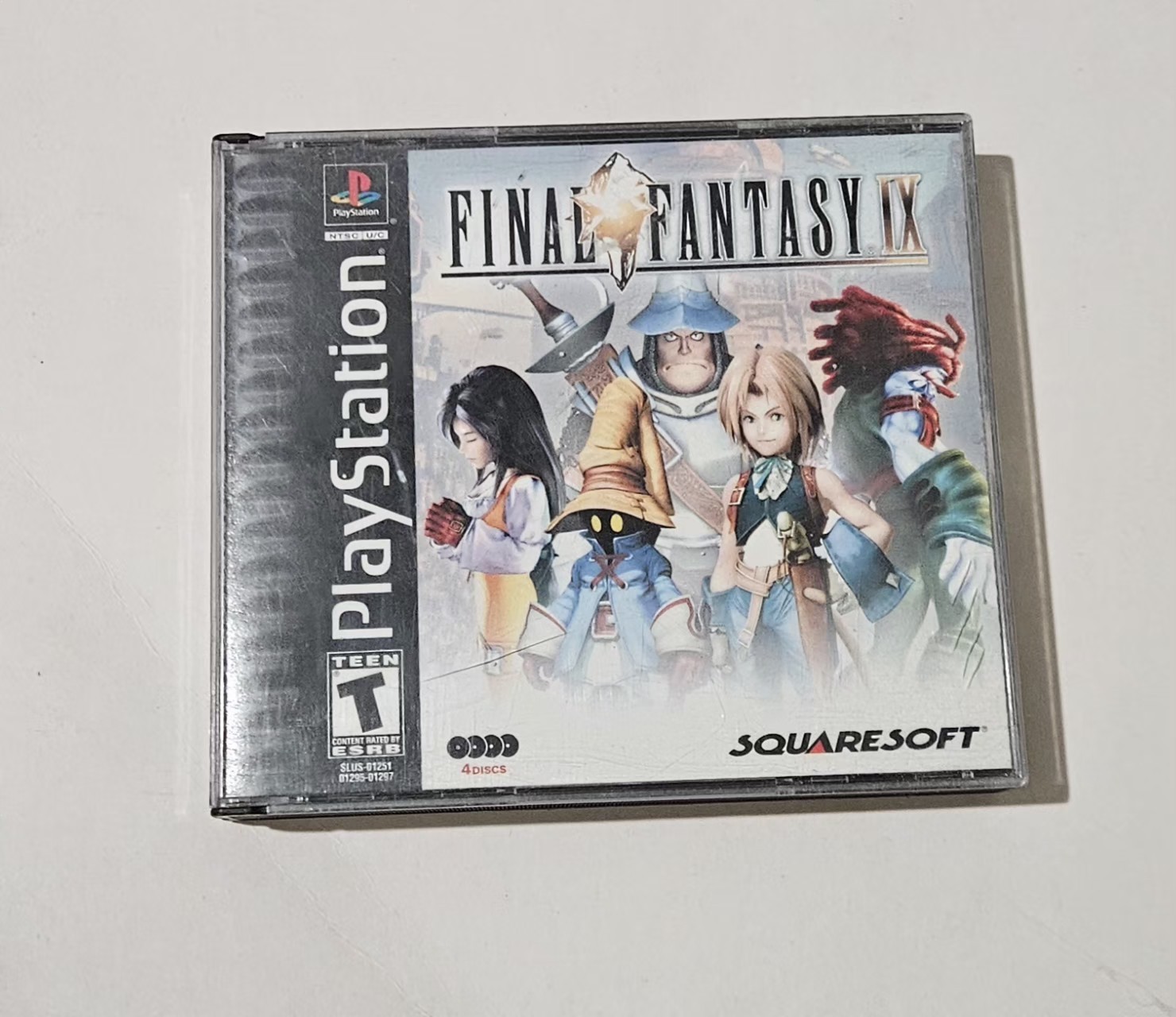 Final Fantasy IX 9 Playstation 1 PS1 2000 RPG Black Label