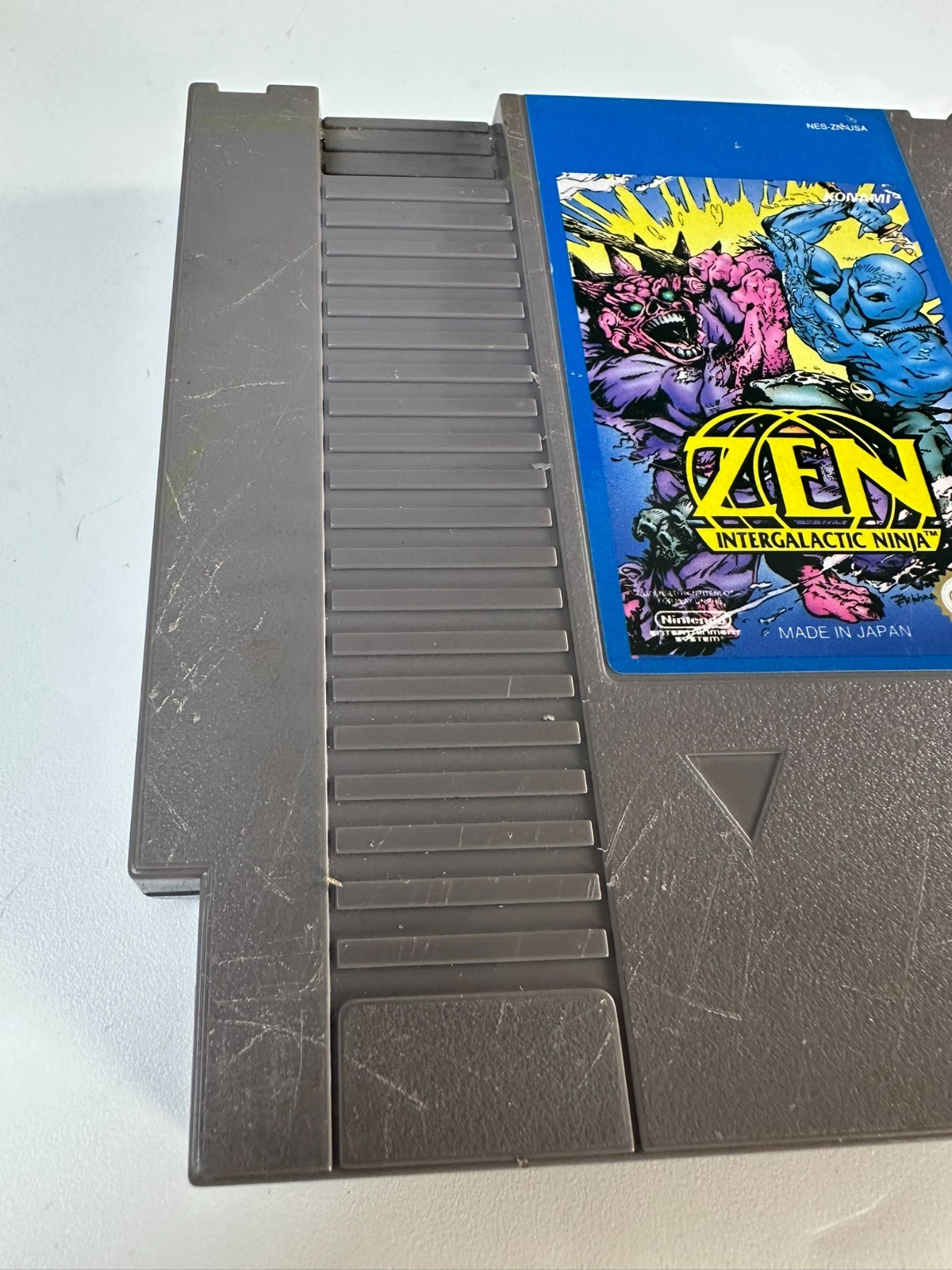 Konami Zen Intergalactic Ninja NES Game Cartridge Authentic Tested USA