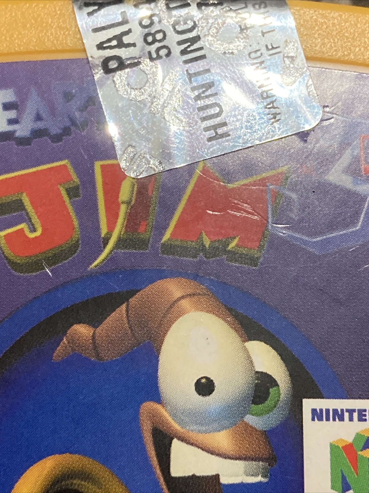 Earthworm Jim 3D Nintendo 64 N64 CIB Complete W Manual Authentic Game cartridge